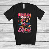 MacnyStore - Personalized Custom Name Retired Time To Relax; Lovely Retirement Summer Vacation Flamingo T-Shirt