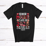 MacnyStore - Personalized Custom Name Senior Mother Class 2025 You're Crying; Lovely Mother's Day Leopard T-Shirt