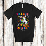 MacnyStore - Personalized Custom Name Shakin' Tits and Takin Shits; Sarcastic Unicorn Adult Humor T-Shirt