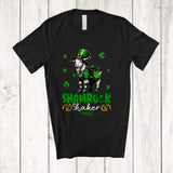MacnyStore - Personalized Custom Name Shamrock Shaker; Humorous St. Patrick's Day Leprechaun Goat; Farmer T-Shirt