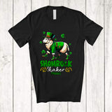MacnyStore - Personalized Custom Name Shamrock Shaker; Humorous St. Patrick's Day Leprechaun Sheep; Farmer T-Shirt