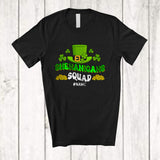 MacnyStore - Personalized Custom Name Shenanigans Squad; Adorable St. Patrick's Day Leprechaun Hat Groovy T-Shirt