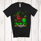 MacnyStore - Personalized Custom Name Shenanigans Squad; Amusing St. Patrick's Day Cardinal Bird; Family T-Shirt