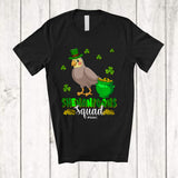 MacnyStore - Personalized Custom Name Shenanigans Squad; Amusing St. Patrick's Day Cockatiel Bird; Family T-Shirt
