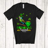 MacnyStore - Personalized Custom Name Shenanigans Squad; Amusing St. Patrick's Day Macaw Bird; Family T-Shirt
