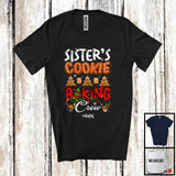 MacnyStore - Personalized Custom Name Sister's Cookie Baking Crew; Fantastic Christmas Lights; Baker Family T-Shirt