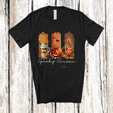 MacnyStore - Personalized Custom Name Spooky Season; Awesome Halloween Fall Autumn Pumpkin Coffee T-Shirt