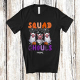 MacnyStore - Personalized Custom Name Squad Ghouls; Lovely Halloween Three Pig Boo Ghost Cosplay; Farmer T-Shirt
