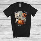 MacnyStore - Personalized Custom Name Stamp Halloween Collection; Horror Halloween Boo Ghost Pumpkin T-Shirt