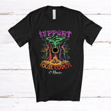 MacnyStore - Personalized Custom Name Support Local Coven; Sarcastic Halloween Witch Camping Fire T-Shirt