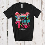 MacnyStore - Personalized Custom Name Sweet Sassy One 1st Birthday; Lovely Unicorn Donut Family T-Shirt