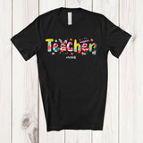 MacnyStore - Personalized Custom Name Teacher; Amazing Easter Bunny Eggs Hunting; Family Group T-Shirt