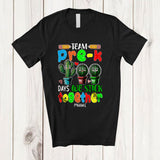 MacnyStore - Personalized Custom Name Team Pre-K We Stick; Joyful 100 Days Of School Three Cactus T-Shirt