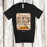MacnyStore - Personalized Custom Name Thankful 3rd Grade Teacher; Lovely Thanksgiving Fall Bow Tie; Family T-Shirt