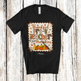 MacnyStore - Personalized Custom Name Thankful Pre-K Teacher; Lovely Thanksgiving Fall Bow Tie; Family T-Shirt