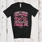MacnyStore - Personalized Custom Name The Dog Mom Life; Amazing Mother's Day Leopard Dog Paws Owner T-Shirt