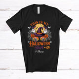MacnyStore - Personalized Custom Name This Is My Halloween Shirt; Horror Witch Sunglasses Face T-Shirt