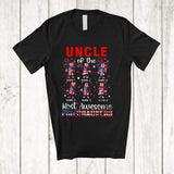 MacnyStore - Personalized Custom Name Uncle Of The Most Awesome Firecrackers; Lovely 4th Of July Fireworks T-Shirt