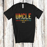 MacnyStore - Personalized Custom Name Vintage Uncle Man Of God; Joyful Father's Day Custom Name Family T-Shirt
