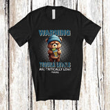 MacnyStore - Personalized Custom Name Warning Tequila Levels; Lovely Bear Drinking; Boys Men Drunker T-Shirt
