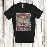 MacnyStore - Personalized Custom Name Warning Whiskey Levels; Lovely Bear Drinking; Girls Women Drunker T-Shirt