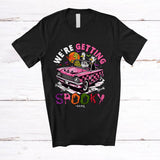 MacnyStore - Personalized Custom Name We're Getting Spooky; Scary Halloween Zombie Mummy Goose On Car T-Shirt