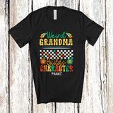 MacnyStore - Personalized Custom Name Weird Grandma Build Character; Proud Mother's Day Flowers; Groovy Retro T-Shirt