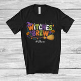 MacnyStore - Personalized Custom Name Witches' Brew; Humorous Halloween Costume Witch Cosplay; Family T-Shirt