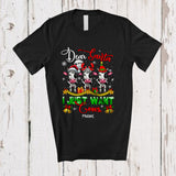MacnyStore - Personalized Dear Santa I Just Want Cows; Amusing Christmas Custom Name Three Cows; Farmer T-Shirt