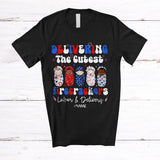 MacnyStore - Personalized Delivering The Cutest Firecrackers; Lovely 4th Of July Custom Name L&D Nurse T-Shirt