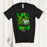 MacnyStore - Personalized Dental Squad; Amazing St. Patrick's Day Two Teeth Leprechaun; Custom Name Dentist T-Shirt