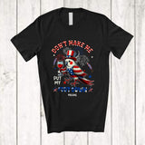 MacnyStore - Personalized Don't Make Me Put My Foot Down; Joyful 4th Of July Cockatiel; Custom Name Patriotic T-Shirt