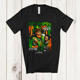 MacnyStore - Personalized Drink Till You're Irish; Joyful St. Patrick's Day Custom Name Leprechaun Drinking T-Shirt