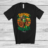 MacnyStore - Personalized Drink Until See The Bigfoot; Joyful St. Patrick's Day Custom Name Drinking; Retro T-Shirt