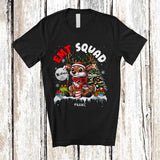 MacnyStore - Personalized EMT Squad; Wonderful Christmas Tree Reindeer; Custom Name Nurse Group T-Shirt