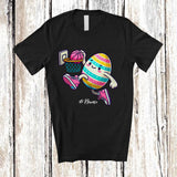 MacnyStore - Personalized Easter Egg Playing Basketball; Fantastic Easter Custom Name Sport Player; Family T-Shirt
