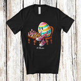 MacnyStore - Personalized Easter Egg Playing Chess; Fantastic Easter Custom Name Sport Player; Family T-Shirt