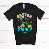 MacnyStore - Personalized Easter Prince; Amazing Easter Custom Name Bunny T-Rex Sunglasses; Boys Family T-Shirt