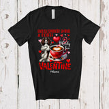 MacnyStore - Personalized English Springer Spaniel Coffee For Valentine; Lovely Custom Name Single; Animal T-Shirt