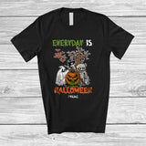 MacnyStore - Personalized Everyday Is Halloween; Horror Custom Name Mummy Boo Witch; Family T-Shirt