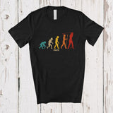 MacnyStore - Personalized Evolution Golfer; Proud Father's Day Custom Name Dad Grandpa Golf Family T-Shirt