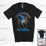 MacnyStore - Personalized Father's Keepers, Lovely Father's Day Fishing Gnome, Custom Name Family T-Shirt