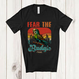 MacnyStore - Personalized Fear The Budgie; Lovely Vintage Retro Custom Name Macaw Owner; Bird Lover T-Shirt