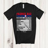 MacnyStore - Personalized French Dad Definition Nutrition; Proud Father's Day Custom Name Family Vintage T-Shirt
