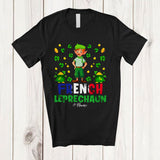 MacnyStore - Personalized French Leprechaun; Awesome St. Patrick's Day Custom Name French; Shamrocks Family T-Shirt