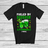 MacnyStore - Personalized Fueled By Bourbon Shenanigans; Joyful St. Patrick's Day Custom Name Drinking T-Shirt