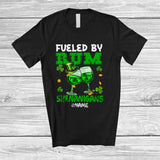 MacnyStore - Personalized Fueled By Rum Shenanigans; Joyful St. Patrick's Day Rum Custom Name Drinking T-Shirt