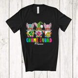 MacnyStore - Personalized Gnome Squad; Lovely Easter Three Gnomes; Custom Name Eggs Hunting T-Shirt