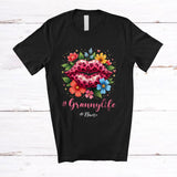 MacnyStore - Personalized Grannylife; Amazing Mother's Day Leopard Lips Flowers; Custom Name Family T-Shirt
