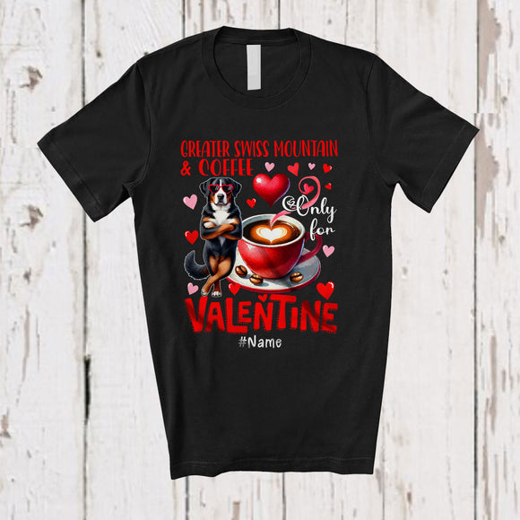MacnyStore - Personalized Greater Swiss Mountain Coffee For Valentine; Lovely Custom Name Single; Animal T-Shirt